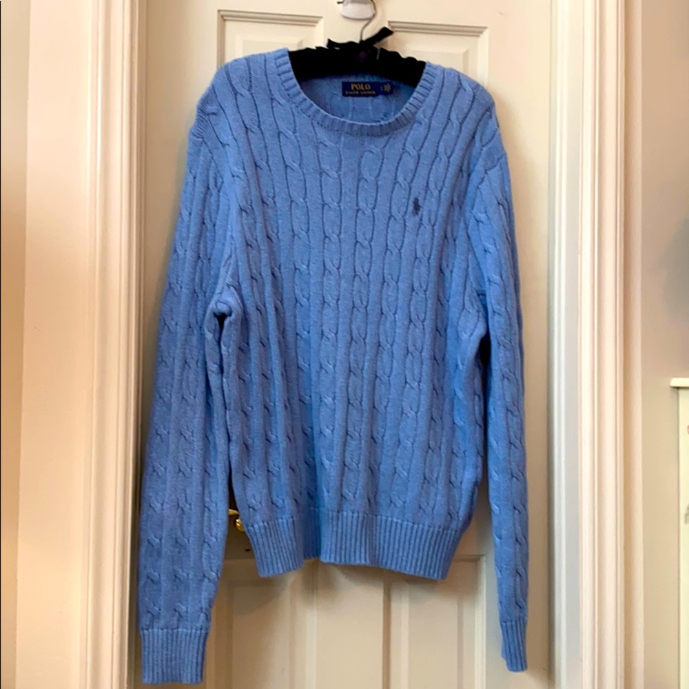 Men’s POLO Cable knit sweater